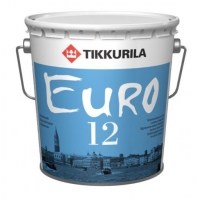 Интерьерная краска Tikkurila Euro 12 (Тиккурила Евро 12) белая