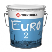 Интерьерная краска Tikkurila Euro 2 (Тиккурила Евро 2) белая