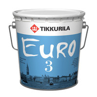 Интерьерная краска Tikkurila Euro 3 (Тиккурила Евро 3) колеровка