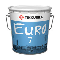 Интерьерная краска Tikkurila Euro 7 (Тиккурила Евро 7) белая