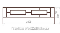 Газонное ограждение мод.6