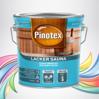 Pinotex Lacker Sauna (Пинотекс Лакер Сауна) прозрачный