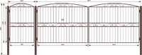Ворота и калитка "Дачные мод.2" 5м